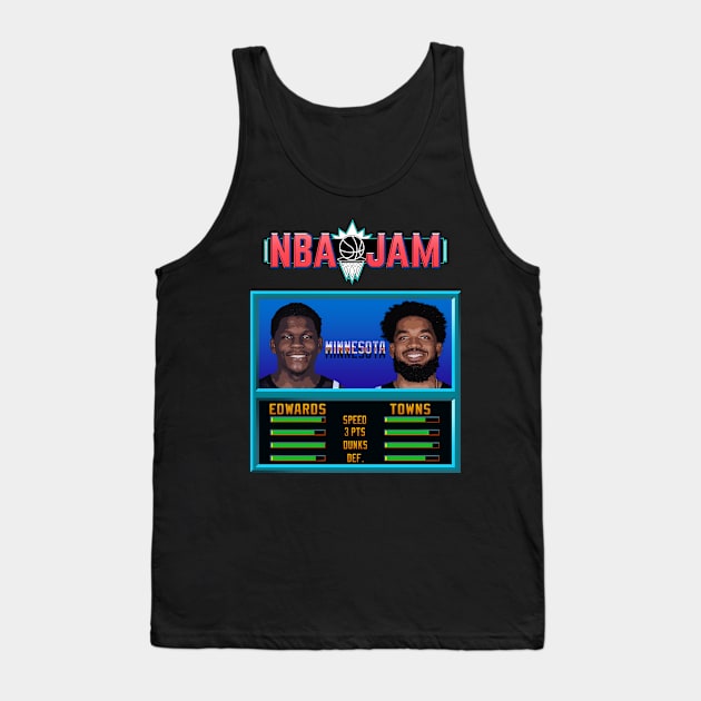 NBA JAM - Minnesota season 23-24 Tank Top by Buff Geeks Art